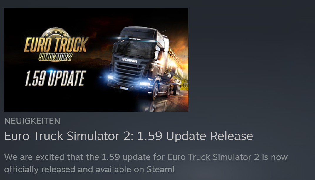 ETS 2 the 1.59 update